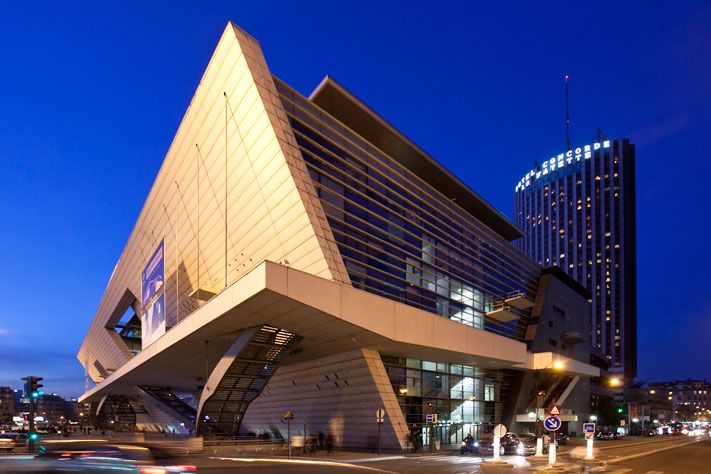 The Palais des Congres in Paris